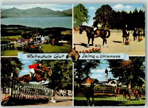 Ising Reitschule Gut Pferdekoppel Springreiten Chiemsee