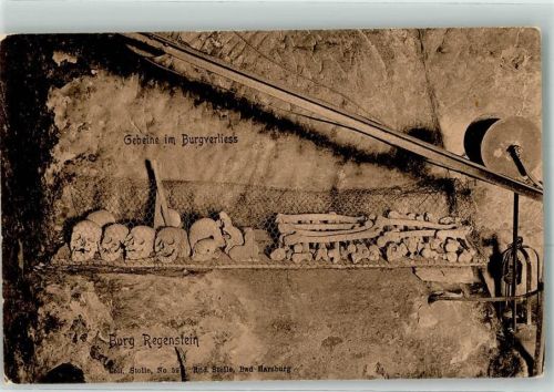 Blankenburg Gebeine im Burgverlies Totenkopf Serie 48 Nr.11