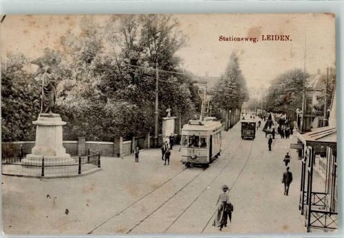 Leiden Stationsweg Straßenbahn Nr. 37