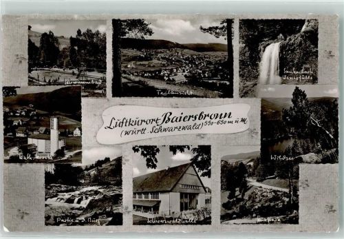 Baiersbronn Schwimmbad Schwarzwaldhalle Kurpark Sankenbacher Wasserfälle