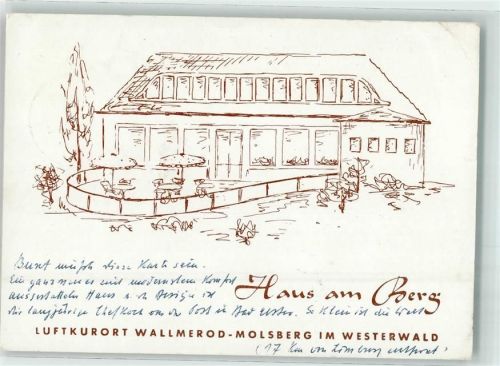 Molsberg Haus am Berg Zeichnung