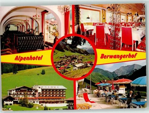 Berwang Alpenhotel Berwanger Hof Hotel Jagdhaus Litt Inneres Gastraum Terasse