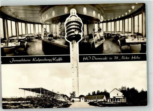 Kulpenberg Fernsehturm Turmcafe Kuchentheke