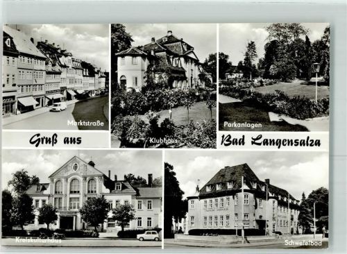 Bad Langensalza Klubhaus Marktstraße Kreiskulturhaus Schwefelbad