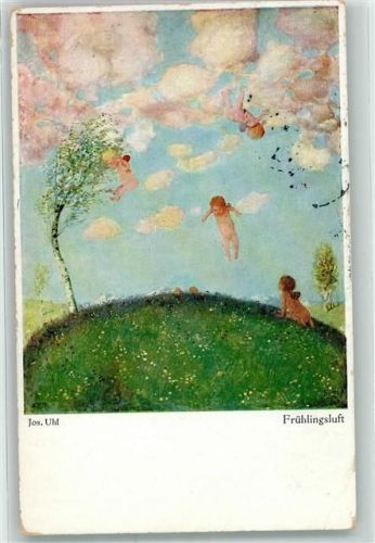 Frühlingsluft sign. Jos.Uhl Primus Wohlgemuth und Lissner Nr.6015