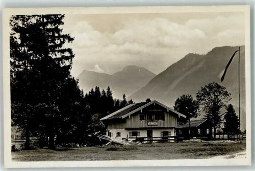 Fischbachau Gasthaus Cafe Krugalm gegen Seeberg u. Traithen