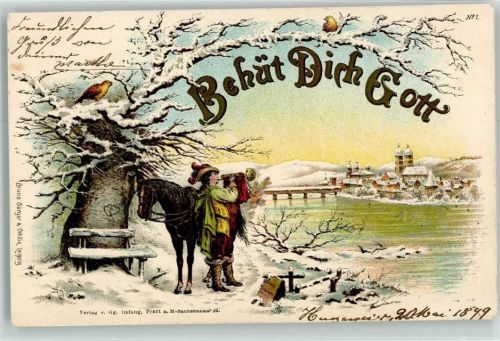 Bad Säckingen 1899 Behüt Dich Gott Trompeter v. Säckingen