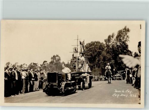England Day 1926 Traktor Motivwagen