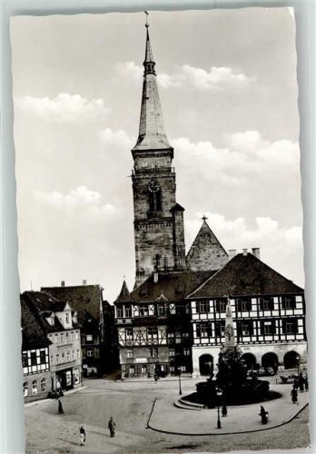 Schwabach Rathaus Schöner Brunnen