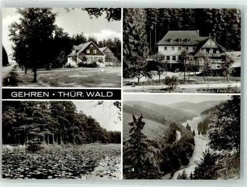 Gehren Gasthaus Seerose Schobsemühle Seerosenteich