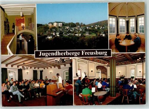 57548 W5242 Freusburg - Jugendherberge Musikraum Treppenhaus