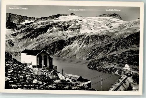 Rudolfshütte Bergstation Seilbahn Enzingerboden-Weilsee Hüttenstempel