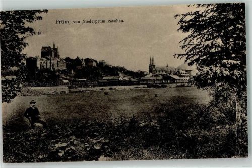Prüm von Niederprüm gesehen