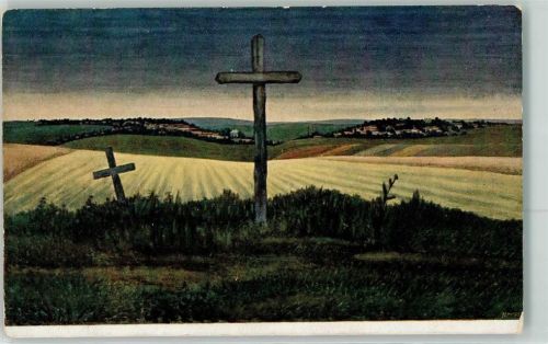 1917 Grab der gefallenen Legionäre im Kampf um Zborova sign.M.Smolka
