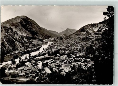 Castellane sur la Route Napoleon Blick auf Veron