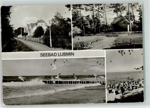 Lubmin Karl Marx-Straße Musikpavillon Möwen Strand