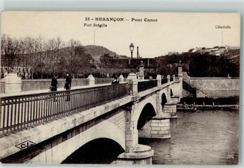 Besancon 1921 Pont Canot Citadelle Fort Bregille Fahrrad