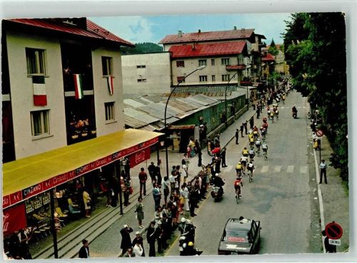Tarvisio Vittorio Venetto Strasse 1971 Giro Italia AK