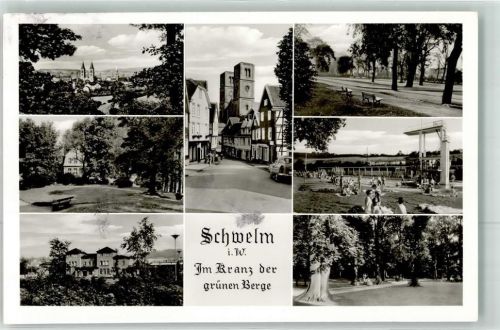 58332 W5830 Schwelm - Schwimmbad Christuskirche Parkanlage