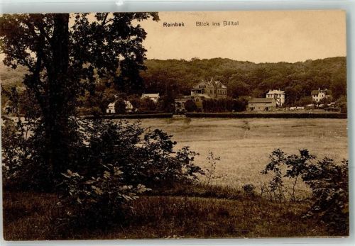 Reinbek 1913 Blick ins Billtal