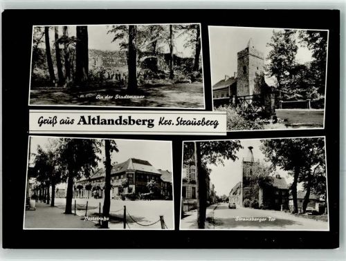 Altlandsberg An der Stadtmauer Berliner Tor Poststraße Strausberger Tor