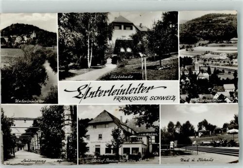 Unterleinleiter Gasthaus Zur alten Post Laubengang Bad und Teehaus