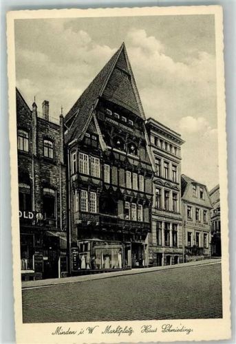 Minden Markptlatz Haus Schmiedings
