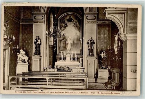 Wien 1912 Kapelle des Kath. Hauptvereines Gumpendorfer Straße