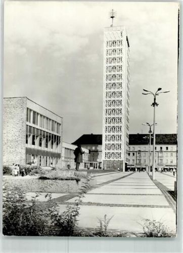 Neubrandenburg Karl-Marx-Platz mit HKB-Turm