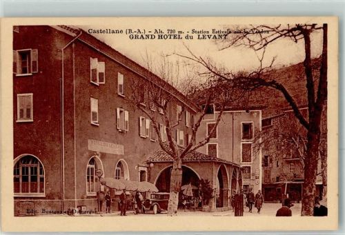 Castellane 1910 Grand Hotel du Levant Oldtimer