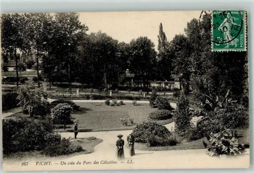 Vichy 1910 un coin du Parc des Celestins