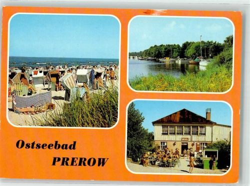 Ostseebad Prerow 1987 Strand Seglerhafen HO-Milchbar am Dünenhaus VEB Bild und Heimat