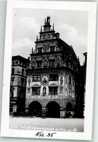 Neisse Am ring Kämmereigebäude Ort handschriftlich