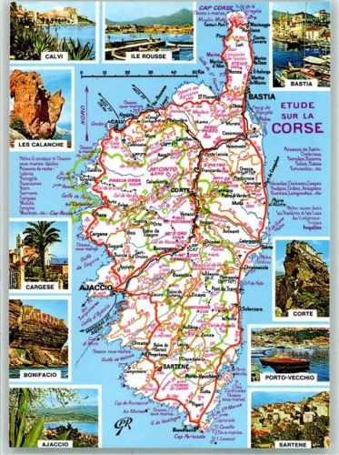 Calvi Ile Rousse Bastia les Calanche Crote Porto Vecchio Ajaccio