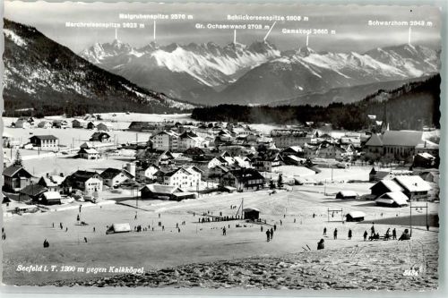 Seefeld Winter gegen Kalkkögel