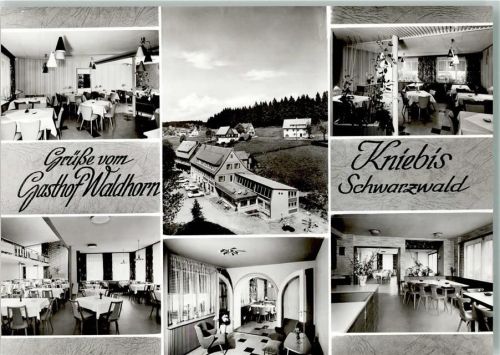 Kniebis Gasthaus Pension Waldhorn Innenraum Totale