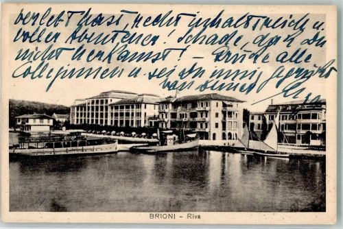 Brioni Riva Dampfer Segelboot