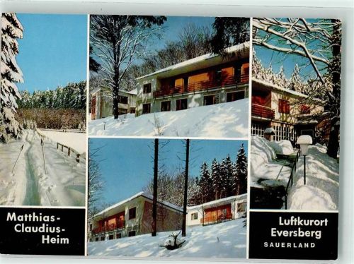 Eversberg Winter Matthias Claudius Heim Familienferienstätte