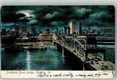 Pittsburgh 1907 Smithfield Street Bridge