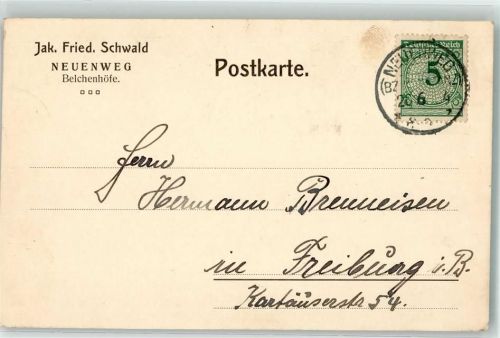 Neuenweg Jak. Fried. Schwald Belchenhöfe