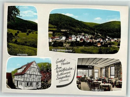 Langenthal Gasthaus Pension Zum Waldfrieden Ulfbachtal
