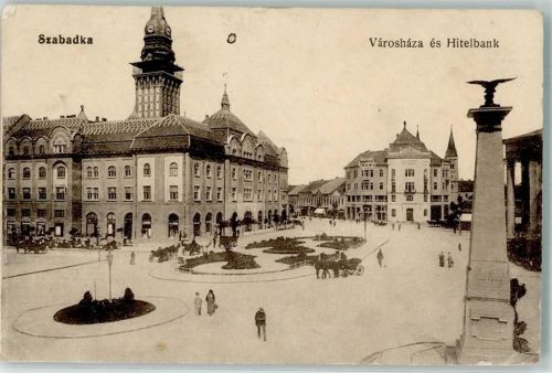 Subotica 1917 Denkmal Varoshaza Feldpost WK I