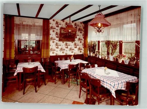Wildewiese Foto Original aus Archiv eines Ansichtskartenverlag Gasthaus Steinberg Gastraum Ort handschriftlich