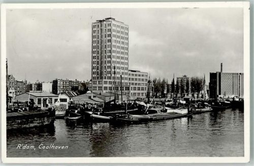 Rotterdam 1952 Kohle Hafen Allierte Zensurstelle 146