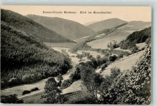 Nordenau Blick ins Nesselbachtal Sommerfrische