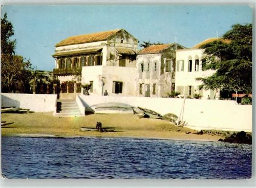 Gorée Plage de Goree Island Beach Strans Ruderboot Meer