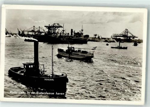 Rotterdam 1955 Hafen