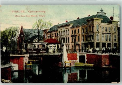 Utrecht 1912 Straßenbahn Catharynebrug