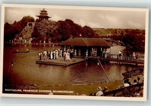 Scarborough Schwimmbad Boathouse Peasholm Gardens
