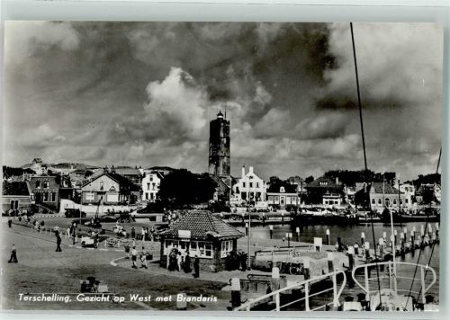 West-Terschelling Blick nach Westen mit Brandaris